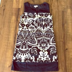 Target Merona baby blue and white shift dress